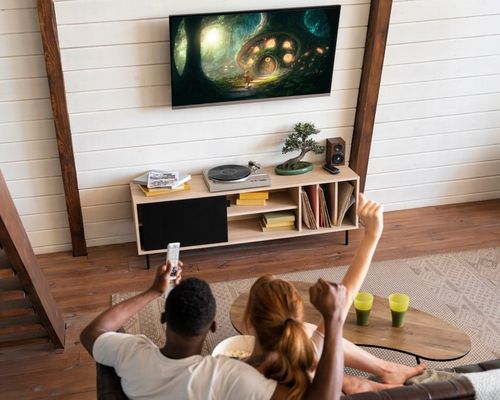 MOCNY UCHWYT DO TELEWIZORA WIESZAK TV REGULACJA LCD 37-99" CALI UNIWERSALNY na Arena.pl