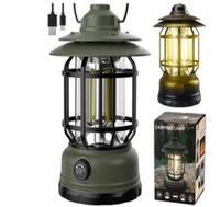 LAMPA OGRODOWA KEMPINGOWA NA BIWAK PIKNIK AKUMULATOROWA USB WYSOKA