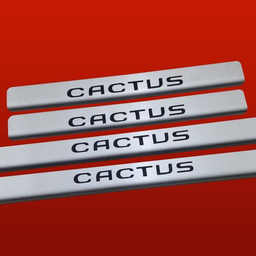 Listwa progowa CITROEN C4 CACTUS  CACTUS Stal nierdzewna 304 mat  4szt na Arena.pl