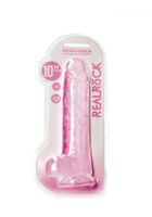 realistic dildo with balls   10/ 25,4 cm