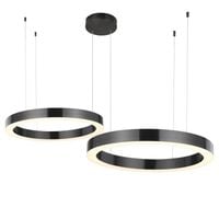 Lampa wisząca CIRCLE 60+80 LED tytan