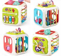 SENSORYCZNA EDUKACYJNA KOSTKA AKTYWNOŚCI DLA NIEMOWLĄT WOOPIE BABY