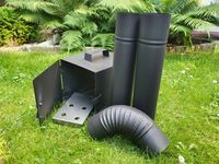 PALENISKO DO WĘDZARNI WĘDZARNIA RURY KOLANO ZESTAW