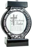 Personalizowany Znicz z Grawerem Na Wszystkich Świętych dla taty