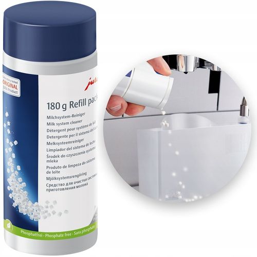 TABLETKI PREPARAT ŚRODEK DO CZYSZCZENIA SYSTEMU MLECZNEGO MLEKA JURA 180G na Arena.pl