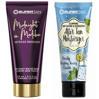 Supertan Midnight in Malibu Mocny Bronzer + After Tan Po Opalaniu Gratis