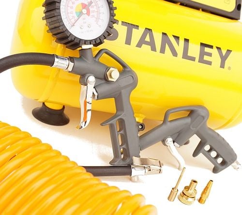 STANLEY KOMPRESOR SPRĘŻARKA 6L 8 BAR + ZESTAW 6el. na Arena.pl