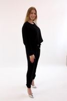 Zwiewny komplet Blanka Czarny 40