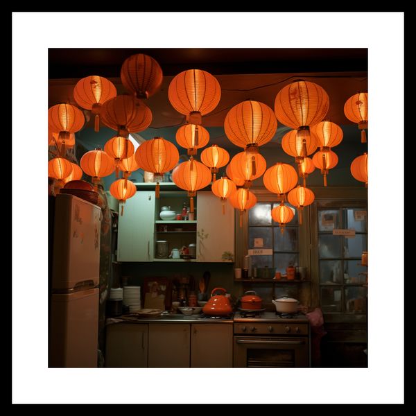 Plakat 40x40cm W Blasku Lampionów zdjęcie 3
