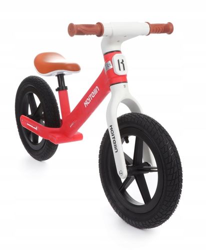 Rowerek biegowy Moderni-08 czerwony pompowane koła na Arena.pl