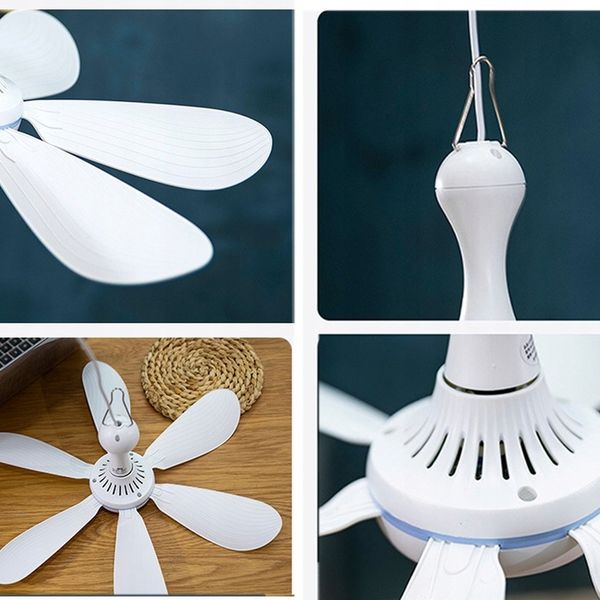 WENTYLATOR SUFITOWY WIATRAKIEM WIATRAK 42CM CHŁODNICĄ POWIETRZA 6-ŁOPATKOWY zdjęcie 4