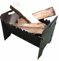 MANGAL GRILL WĘGLOWY SKŁADANY PRZENOŚNY METAL 1 MM