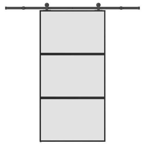 Drzwi przesuwne z zestawem okuć Szkło hartowane i aluminium na Arena.pl