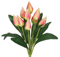 TULIPANY BUKIET TULIPANÓW SZTUCZNE KWIATY 45CM 9GAŁ