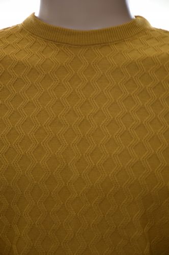 Sweter sweterek męski z kaszmirem 3XL musztarda na Arena.pl