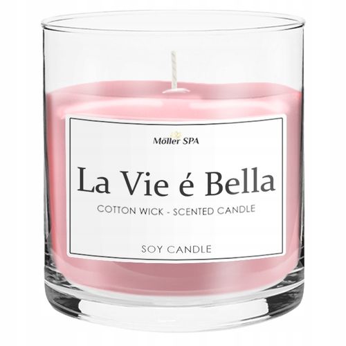 Möller SPA LA VIE EST BELLE SOJOWA NATURAL ŚWIECZKA ZAPACHOWA ZAPACH PERFUM na Arena.pl