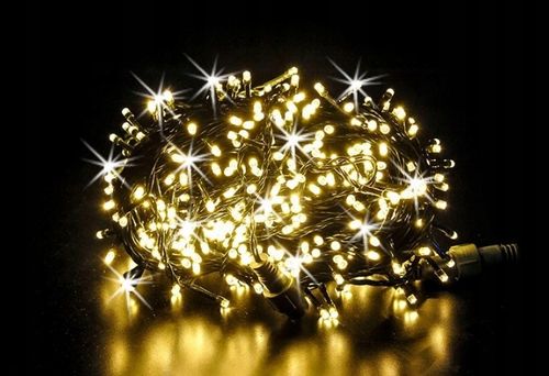 LAMPKI CHOINKOWE 80LED Z EFEKTEM FLASH 10M GRUBY KABEL DIAMENTOWA DIODA na Arena.pl
