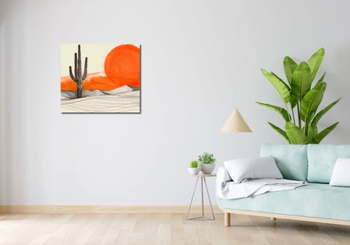Obraz 70x60cm Kaktus Saguaro na Arena.pl
