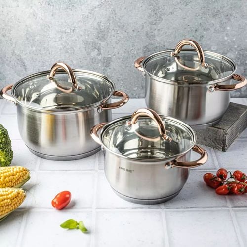 zestaw garnków 6 elementów kinghoff kh-1762 na Arena.pl