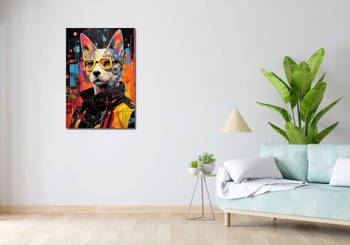Obraz 60x90cm Kot w Miejskim Stylu na Arena.pl