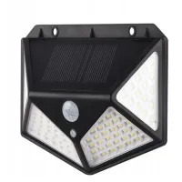Lampa solarna kinkiet 100 led z czujnikiem zmierzchu ruchu i zmierzchu