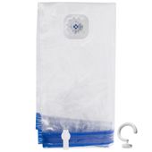 Worek Próżniowy na Ubrania Odzież Pościel Koce z Wieszakiem Haczyk 70x144cm