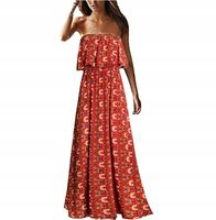 Pan i Pani Gadżet sukienka na co dzień boho maxi rozmiar L