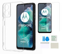 Etui silikonowe 2mm do MOTOROLA MOTO G35 5G plecki case + folia ochronna
