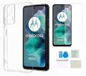 Etui silikonowe 2mm do MOTOROLA MOTO G35 5G plecki case + folia ochronna