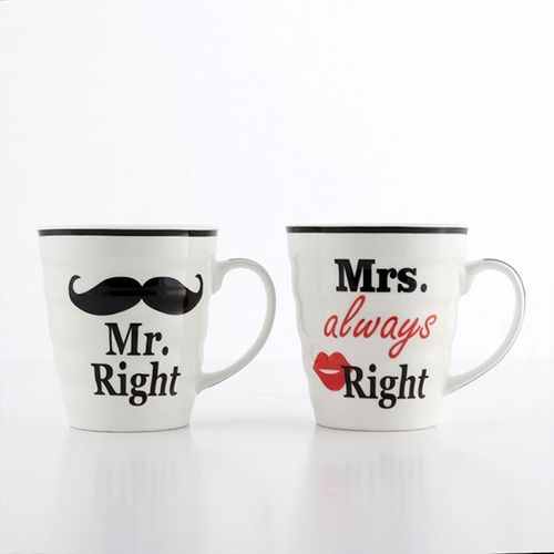 Kubki Mr. Right & Mrs. Always Right na Arena.pl