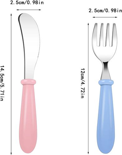 PAEFIU Komplet Sztućców dla Dzieci, 6 Części, ze Stali Nierdzewnej na Arena.pl