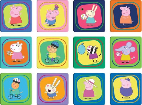 Puzzle 2w1 memos Radosne chwile ze Świnką na Arena.pl