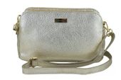 Damska torebka metalizowana - Złota