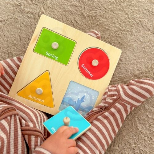 ZESTAW EDUKACYJNY  ZIELONE PUDEŁKO SENSORYCZNE na Arena.pl