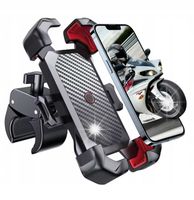 UCHWYT ROWEROWY NA TELEFON MOTOCYKL UCHWYT NA KIEROWNICĘ WSTRZĄSOODPORNY