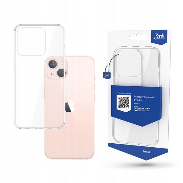 Silikonowe etui na Apple iPhone 14 Plus - 3mk Clear Case zdjęcie 1