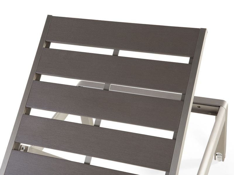 Leżak ogrodowy szary NARDO zdjęcie 3