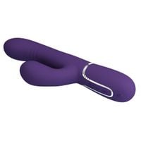 wibrator z króliczkiem wielofunkcyjny. do pochwy, łechtaczki, punktu g.