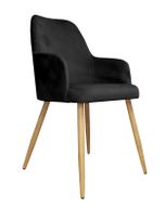 Krzesło WESTA noga dąb MG19 czarny