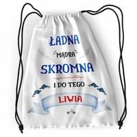 Plecak Dla Liwii Szkolny Worek Torba Z Nadrukiem Ze Zdjęciem