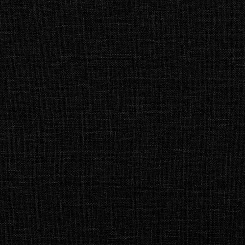 Łóżko kontynentalne z materacem, czarne, tkanina 140x200 cm na Arena.pl