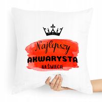 Prezent Poduszka Dla Akwarysty Akwariarza Z Nadrukiem Ze Zdjęciem