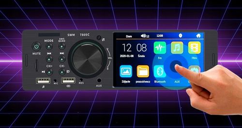 RADIO SAMOCHODOWE 1DIN EKRAN 4,1" USB BLUETOOTH SD na Arena.pl