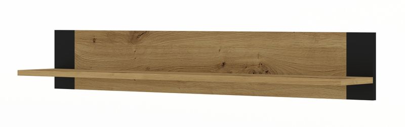 Półka wisząca panel MONDI 125 cm dąb artisan zdjęcie 1