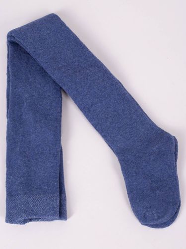 Rajstopy dziecięce bawełniane frotte jeansowo-szare 128-134 YOCLUB na Arena.pl