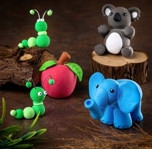 CIASTOLINA GLINA POLIMEROWA x96 PLASTELINA SENSO MASA PLAST. + AKCESORIA na Arena.pl