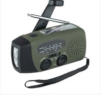 Radio survivalowe na korbkę, solarne, powerbank Crank Fosco FM/AM