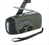 Radio survivalowe na korbkę, solarne, powerbank Crank Fosco FM/AM