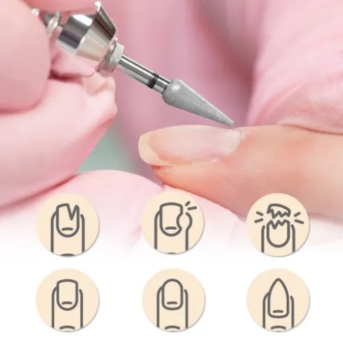 FREZARKA DO PAZNOKCI MANICURE PEDICURE PROFESJONALNA 65W ZESTAW FREZÓW na Arena.pl