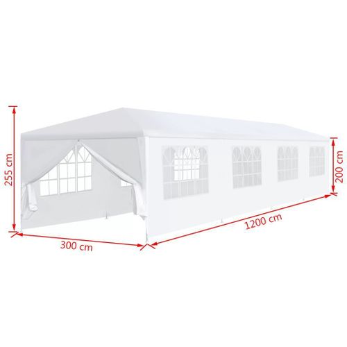 Namiot Ogrodowy, 3 X 12 M, Biały na Arena.pl